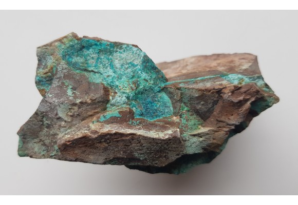 Chryzokola na ryolicie z Okrzeszyna