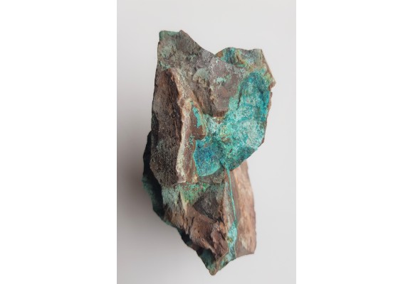 Chryzokola na ryolicie z Okrzeszyna