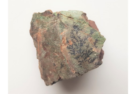 Chryzokola na ryolicie z Okrzeszyna