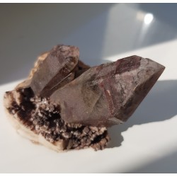 Idealna szczotka kwarców dymnych z Karkonoszy