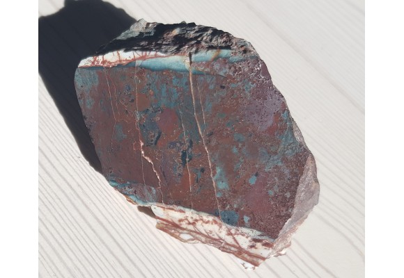 Masywna, miąższa żyła zielonego folerytu z Nowej Rudy