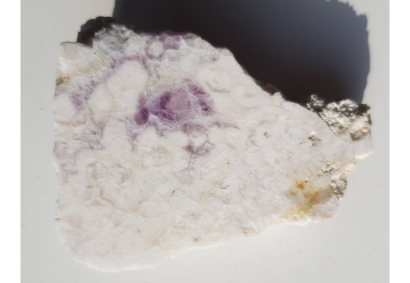 Ametyst w kwarcu z Masywu Ślęży (Sady)