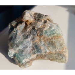 Zielony fluoryt z Kowar o pięknej barwie