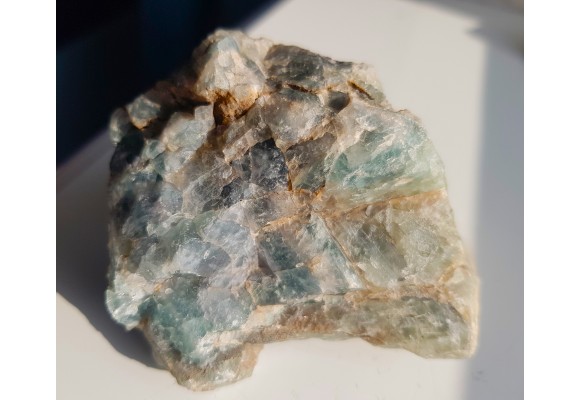 Zielony fluoryt z Kowar o pięknej barwie