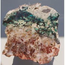 Kupryt i miedź rodzima w jaspiso-agacie z Sokołowca w Górach Kaczawskich