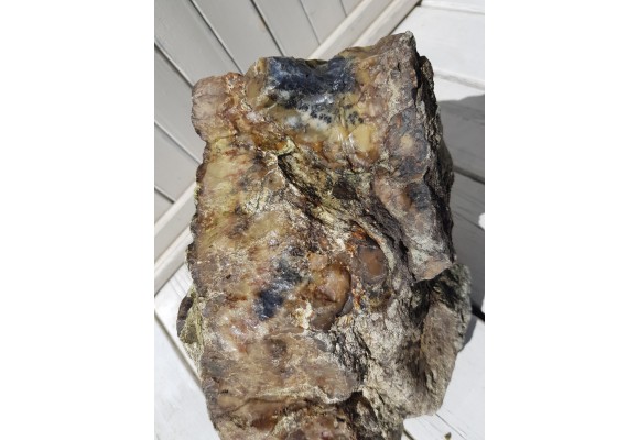 Wielki, muzealny okaz barwnego opalu z Nasławic k. Wrocławia