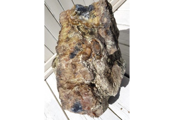 Wielki, muzealny okaz barwnego opalu z Nasławic k. Wrocławia