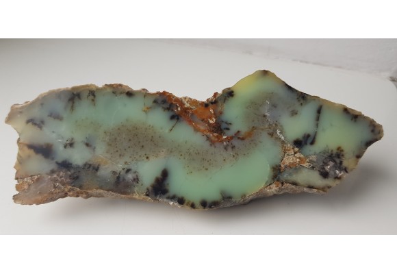 Chryzopraz z dendrytami ze Szklar k. Ząbkowic Śląskich