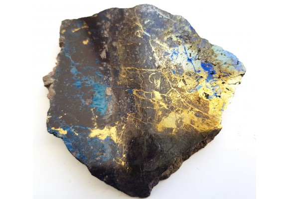 Kowelin i chalkopiryt z Lubina (KGHM)