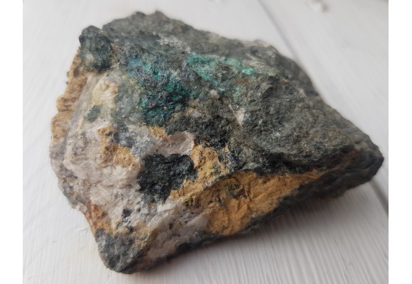 Srebro rodzime z Miedzianki w Sudetach