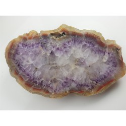 Geoda ametystowo-agatowa z aluwiów Bobru