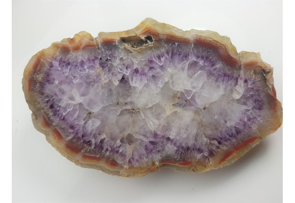 Geoda ametystowo-agatowa z aluwiów Bobru