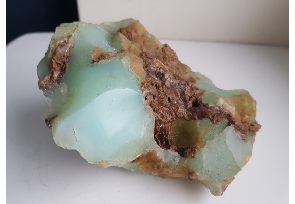 Chryzopraz ze Szklar k. Ząbkowic Śląskich