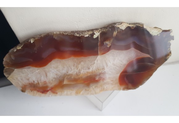 Karneol "rzeczny" z Bobru w Sudetach (river agate)