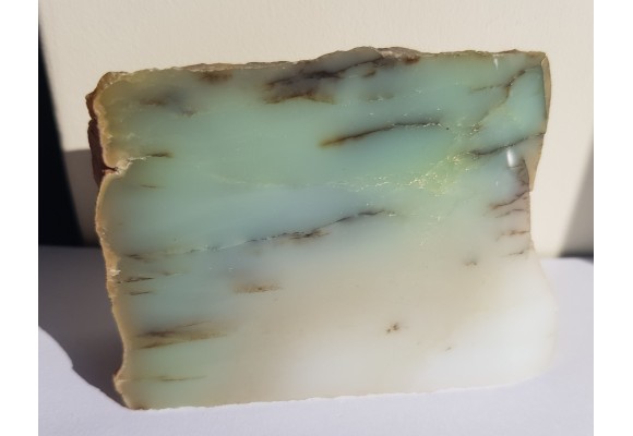 Chryzopraz/chalcedon ze Szklar k. Ząbkowic Śląskich