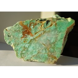 Chryzopraz z kopalni Wiry w Wirkach