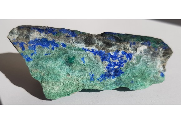 Chalkonatronit z kopalni Rudna (KGHM)