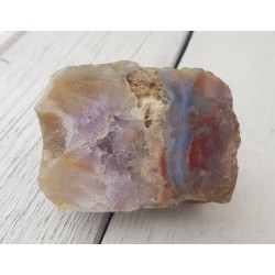 Świetny otoczak ametystowo-agatowy z Bobru