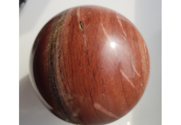 Kula z dewońskiego kwarcytu z Głuchołaz