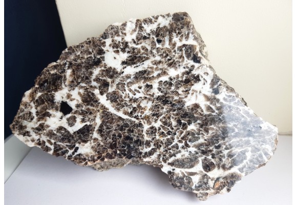 Przerost kwarcu dymnego ze skaleniem potasowym z Piławy Grn.