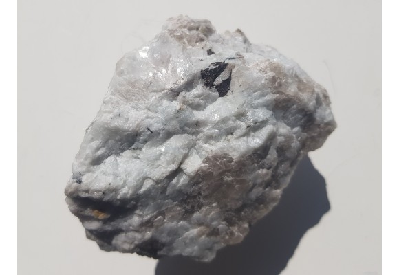 Krystaliczny kasyteryt w pegmatycie z Piławy Grn.