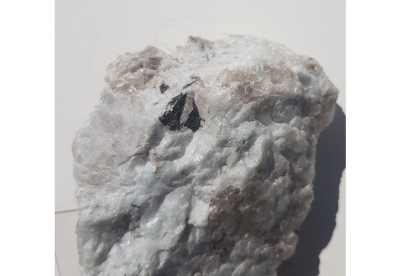 Krystaliczny kasyteryt w pegmatycie z Piławy Grn.