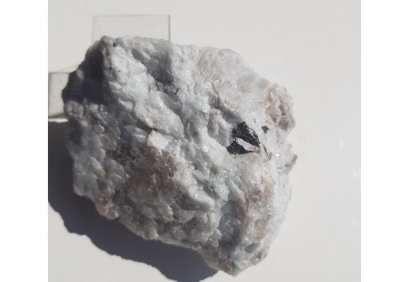 Krystaliczny kasyteryt w pegmatycie z Piławy Grn.