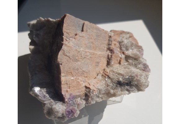 Unikatowy kryształ spodumenu z Piławy Grn.