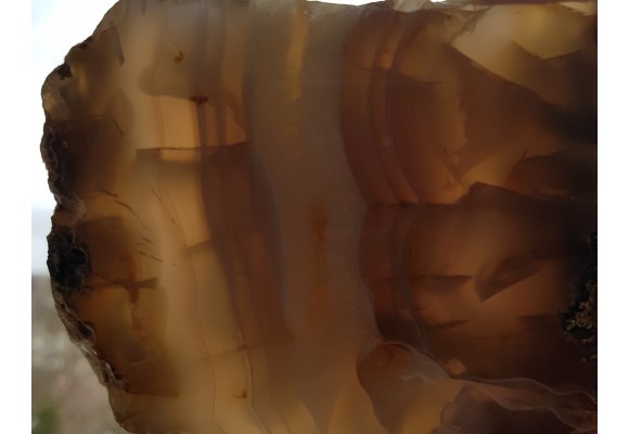 Przejrzysty agat z rzeki Bóbr