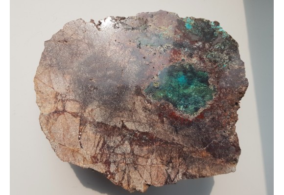 Strefa mineralizacji Cu w dolomicie z Rędzin k. Kamiennej Góry