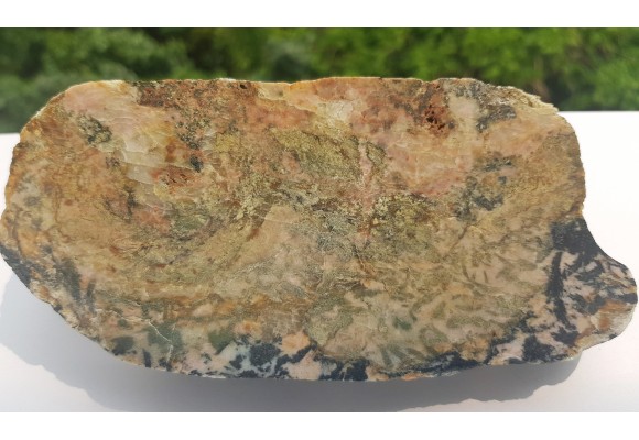 Strefa saussurytyzacji w amfibolitach z Głuchołaz