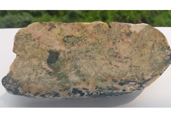 Strefa saussurytyzacji w amfibolitach z Głuchołaz