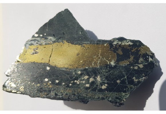 Miąższa żyła chalkopirytu z Ciechanowic