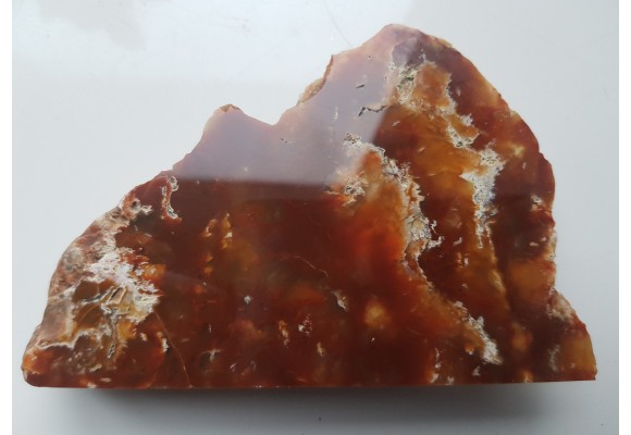 Karneol-sard z aluwiów Nysy Kłodzkiej k. Paczkowa