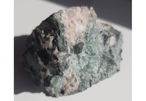 Fluoryt i kalcyt z Ciechanowic