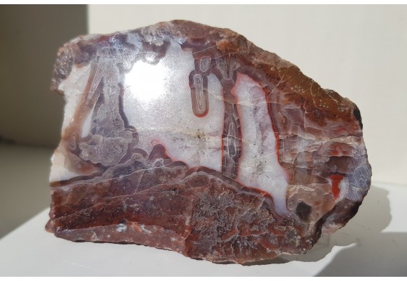 Agat pseudostalaktytowy z Suszyny k. Kłodzka