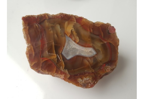 Agat "rzeczny" z Bobru w Sudetach (river agate)