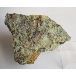 Greenockit na sfalerycie z Miedzianki