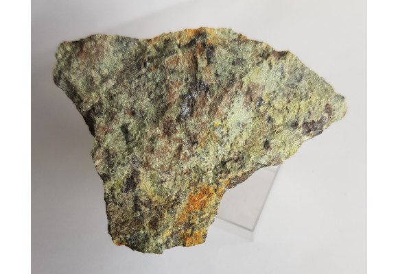 Greenockit na sfalerycie z Miedzianki