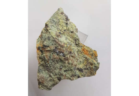 Greenockit na sfalerycie z Miedzianki