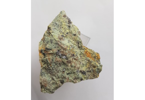 Greenockit na sfalerycie z Miedzianki