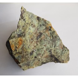 Greenockit na sfalerycie z Miedzianki