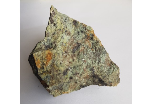 Greenockit na sfalerycie z Miedzianki