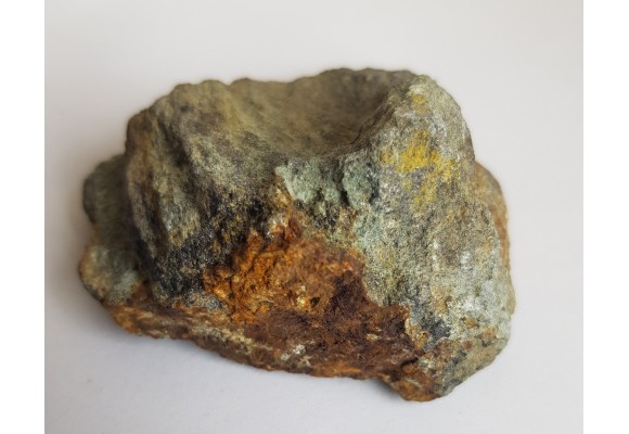 Greenockit na sfalerycie z Miedzianki