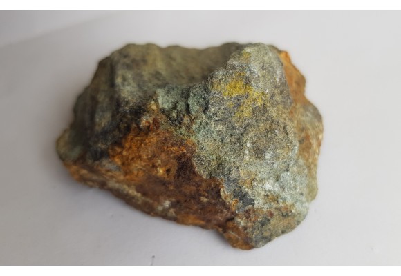 Greenockit na sfalerycie z Miedzianki