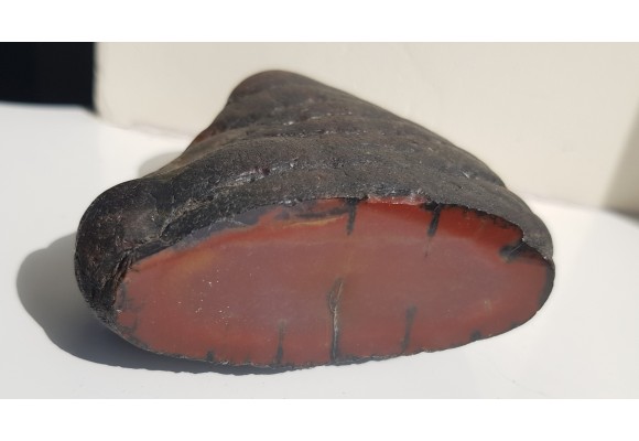 Piękna konkrecja chalcedonowa z aluwiów Nysy Kłodzkiej, zb. Pilce