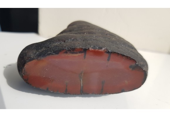 Piękna konkrecja chalcedonowa z aluwiów Nysy Kłodzkiej, zb. Pilce