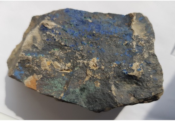 Azuryt z Leszczyny k. Złotoryi