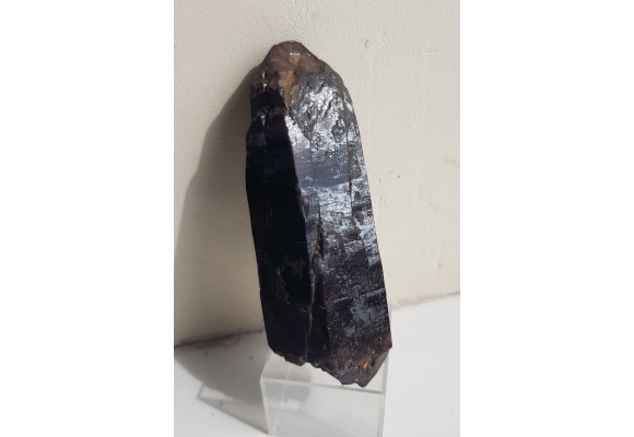 Kwarc dymny z hematytem z Jeleniej Góry