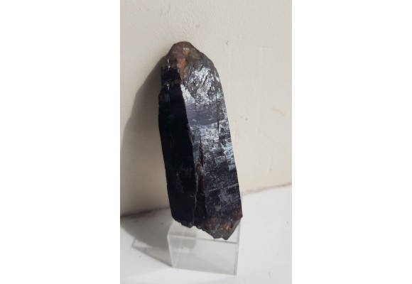 Kwarc dymny z hematytem z Jeleniej Góry